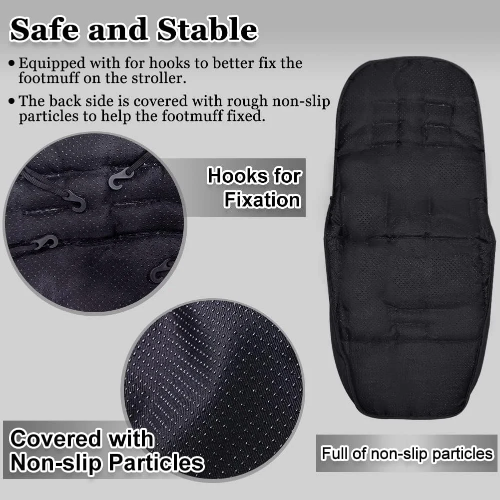 کیسه خواب ضخیم و گرم کالسکه کودک Xifamniy، محافظ کودک در برابر سرما