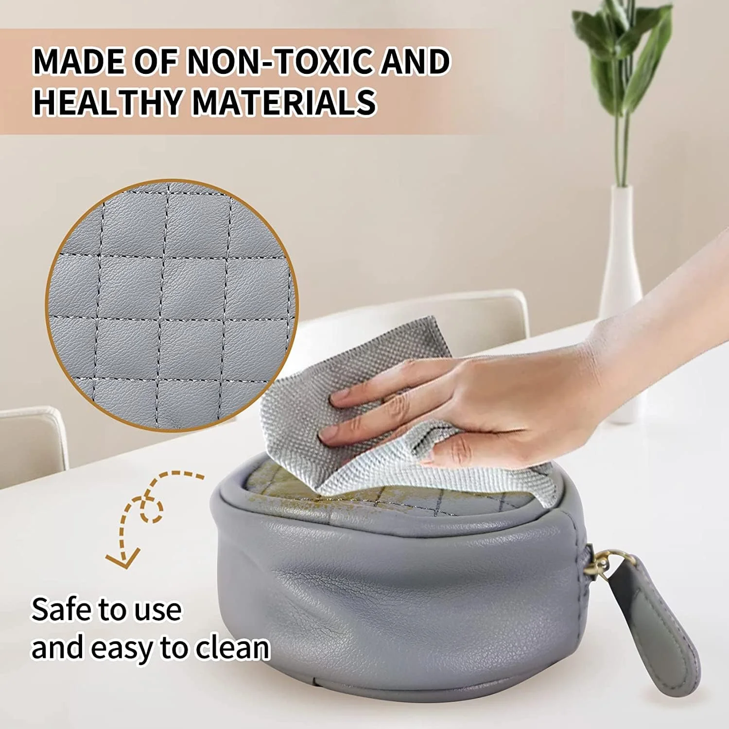 نگهدارنده پستانک کودک YHRY با گیره، کیف پستانک برای کیف پوشک، محفظه کیف گیره دار با زیپ برای پسران و دختران، کیف لوازم جانبی کالسکه مسافرتی در فضای باز مناسب برای همه پستانک ها (خاکستری) نگهدارنده پستانک کودک YHRY با گیره، کیف پستانک برای کیف پوشک، محفظه کیف گیره دار با زیپ برای پسران و دختران، کیف لوازم جانبی کالسکه مسافرتی در فضای باز مناسب برای همه پستانک ها (خاکستری)