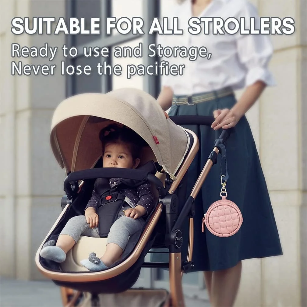 جای پستانک کودک YHRY با گیره، کیف پستانک برای کیف پوشک، کیف نگهدارنده گیره دار با زیپ برای پسران و دختران، کیف لوازم جانبی کالسکه مسافرتی در فضای باز مناسب برای همه پستانک ها (صورتی) جای پستانک کودک YHRY با گیره، کیف پستانک برای کیف پوشک، کیف نگهدارنده گیره دار با زیپ برای پسران و دختران، کیف لوازم جانبی کالسکه مسافرتی در فضای باز مناسب برای همه پستانک ها (صورتی)