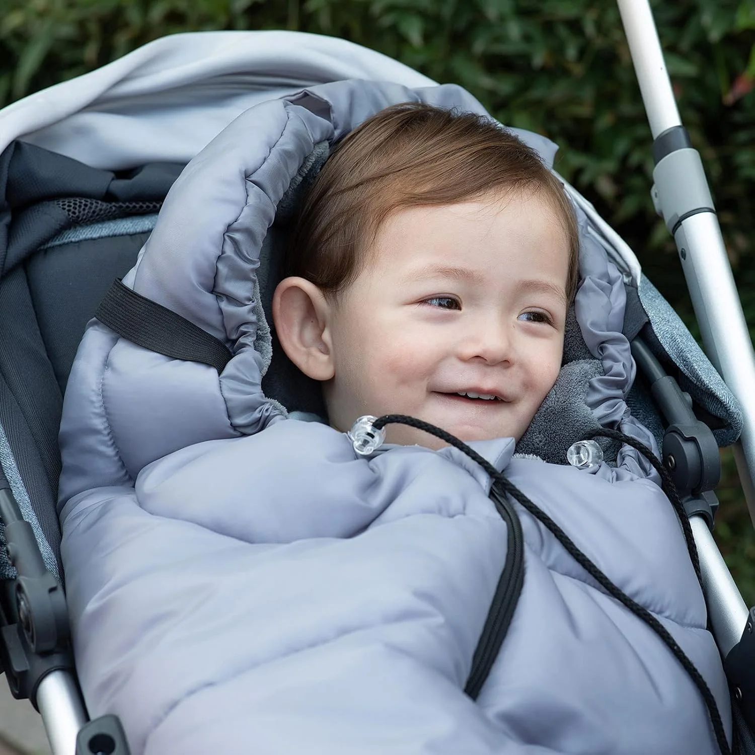 کیسه خواب کالسکه کودک یوبی، کیسه خواب بادوام و عایق گرم برای کالسکه، پتوی کالسکه زمستانی قابل تنظیم، قنداق نوزاد برای هوای سرد، خاکستری روشن، 99x49.5 سانتی متر، دارای بند کیسه خواب کالسکه کودک یوبی، کیسه خواب بادوام و عایق گرم برای کالسکه، پتوی کالسکه زمستانی قابل تنظیم، قنداق نوزاد برای هوای سرد، خاکستری روشن، 99x49.5 سانتی متر، دارای بند