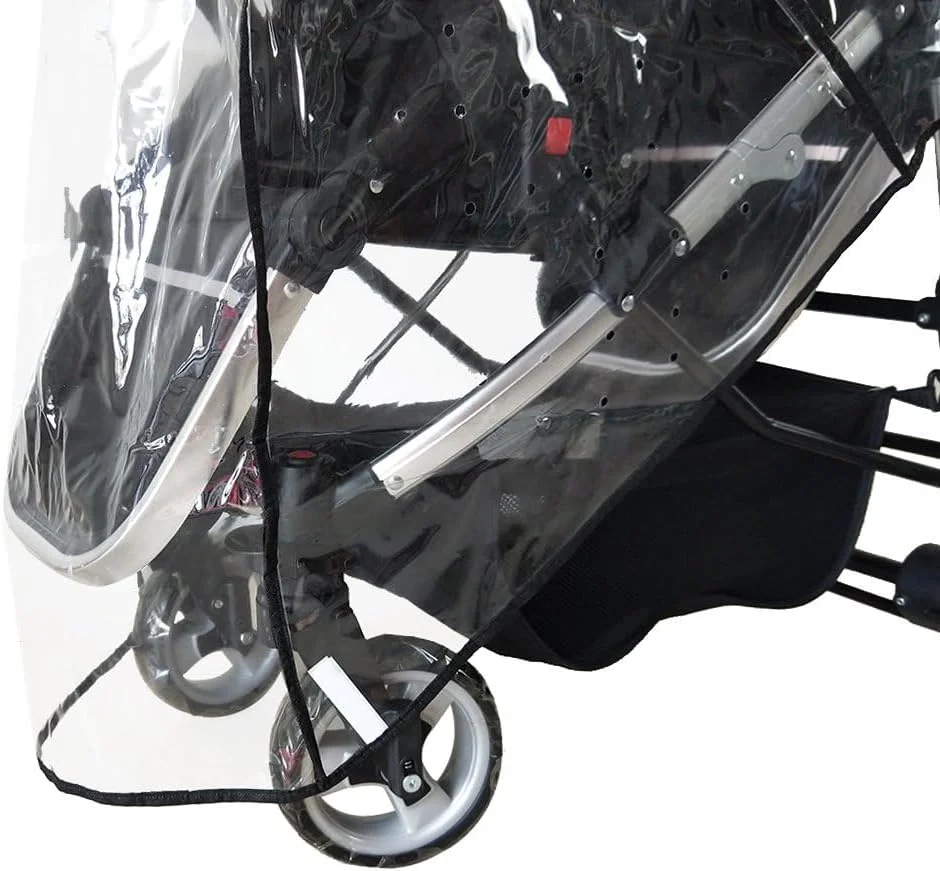 Weather Shield Double Stroller Rain Cover Twin Tandem Universal Size Baby Toddler Wind Shield Deal Popular Accessories Waterproof Windproof Travel Insect Protector (QH) Weather Shield Double Stroller Rain Cover Twin Tandem Universal Size Baby Toddler Wind Shield Deal Popular Accessories Waterproof Windproof Travel Insect Protector (QH)