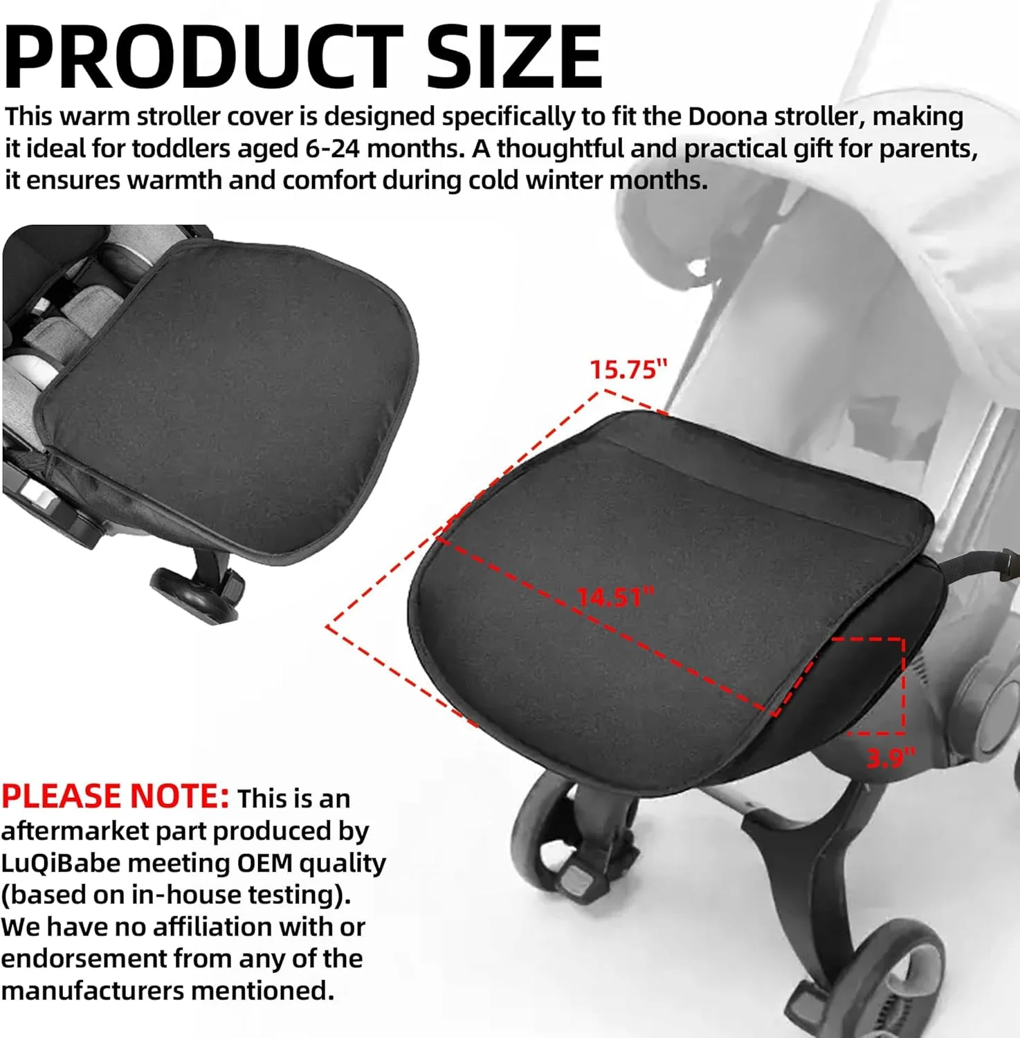 کیسه خواب/کاور پای یونیورسال لوازم جانبی کالسکه کودک، سازگار با کالسکه دونا، مناسب برای کالسکه دونا، ضد باد، ضد آب، کیسه شکار برای کالسکه، روکش پای گرم زمستانی - مشکی کیسه خواب/کاور پای یونیورسال لوازم جانبی کالسکه کودک، سازگار با کالسکه دونا، مناسب برای کالسکه دونا، ضد باد، ضد آب، کیسه شکار برای کالسکه، روکش پای گرم زمستانی - مشکی