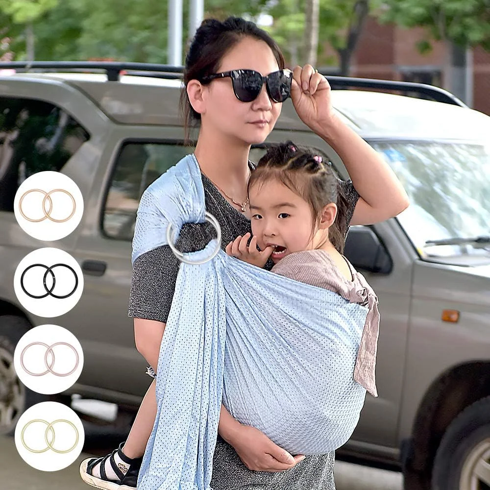 حلقه آلومینیومی اسلینگ TOPIND سایز 3 اینچ، 2 عدد، لوازم جانبی اسلینگ نوزاد، بدون سرب و نیکل، به همراه 1 عدد ظرف شیر خشک اشانتیون (حلقه اسلینگ آلومینیومی رزگلد با ظرف شیر خشک آبی) حلقه آلومینیومی اسلینگ TOPIND سایز 3 اینچ، 2 عدد، لوازم جانبی اسلینگ نوزاد، بدون سرب و نیکل، به همراه 1 عدد ظرف شیر خشک اشانتیون (حلقه اسلینگ آلومینیومی رزگلد با ظرف شیر خشک آبی)