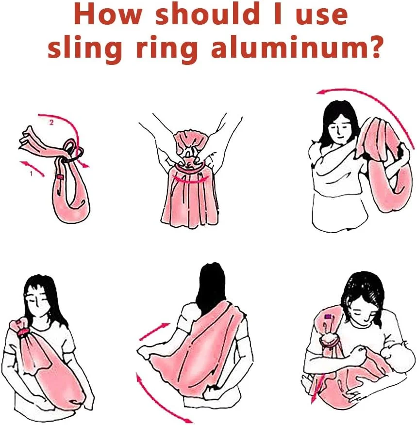 حلقه آلومینیومی اسلینگ TOPIND سایز 3 اینچ، 2 عدد، لوازم جانبی اسلینگ نوزاد، بدون سرب و نیکل، به همراه 1 عدد ظرف شیر خشک اشانتیون (حلقه اسلینگ آلومینیومی رزگلد با ظرف شیر خشک آبی) حلقه آلومینیومی اسلینگ TOPIND سایز 3 اینچ، 2 عدد، لوازم جانبی اسلینگ نوزاد، بدون سرب و نیکل، به همراه 1 عدد ظرف شیر خشک اشانتیون (حلقه اسلینگ آلومینیومی رزگلد با ظرف شیر خشک آبی)