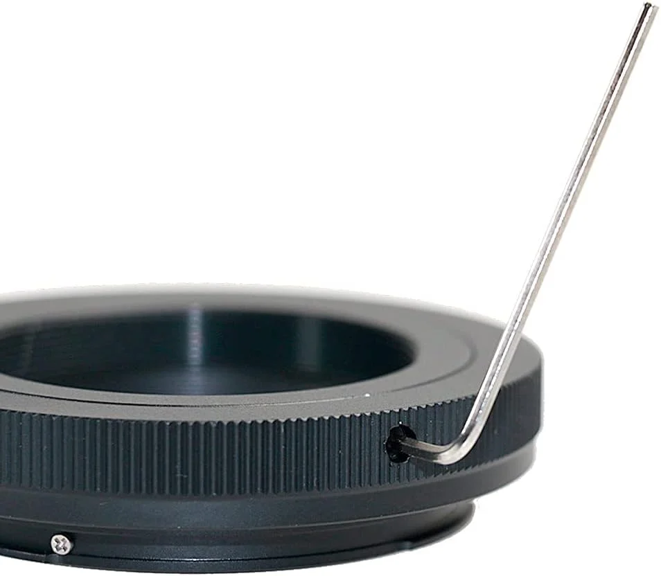 حلقه آداپتور لنز JINTU T Mount T2 T-Ring آداپتور تله فوتو سازگار با دوربین های Canon EOS SLR مدل های 4000D 2000D 1200D 1300D 90D 80D 200D 400D 60D 70D 77D 5D IV 850D 650D 750D 7D T7i T7 T6s T6i T6 T5i