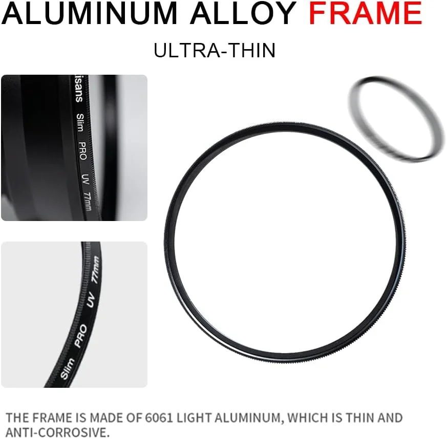 فیلتر محافظ فرابنفش 7artisans، ضد آب، ضد خش و بسیار باریک (UV 62mm) فیلتر محافظ فرابنفش 7artisans، ضد آب، ضد خش و بسیار باریک (UV 62mm)