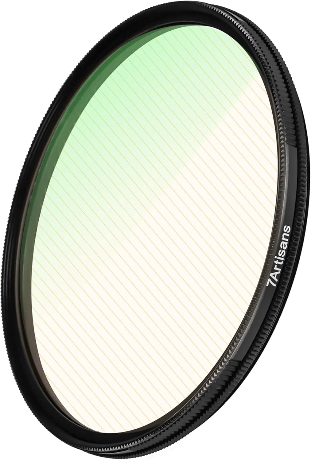 فیلتر استریک نوری 7artisans مدل Starlight در سایزهای 67mm 72mm 77mm 82mm، آینه جلوه های ویژه استریک، صحنه شب شهری، فیلتر ایجاد کننده فضای فیلم، بافت فیلمبرداری، نارنجی