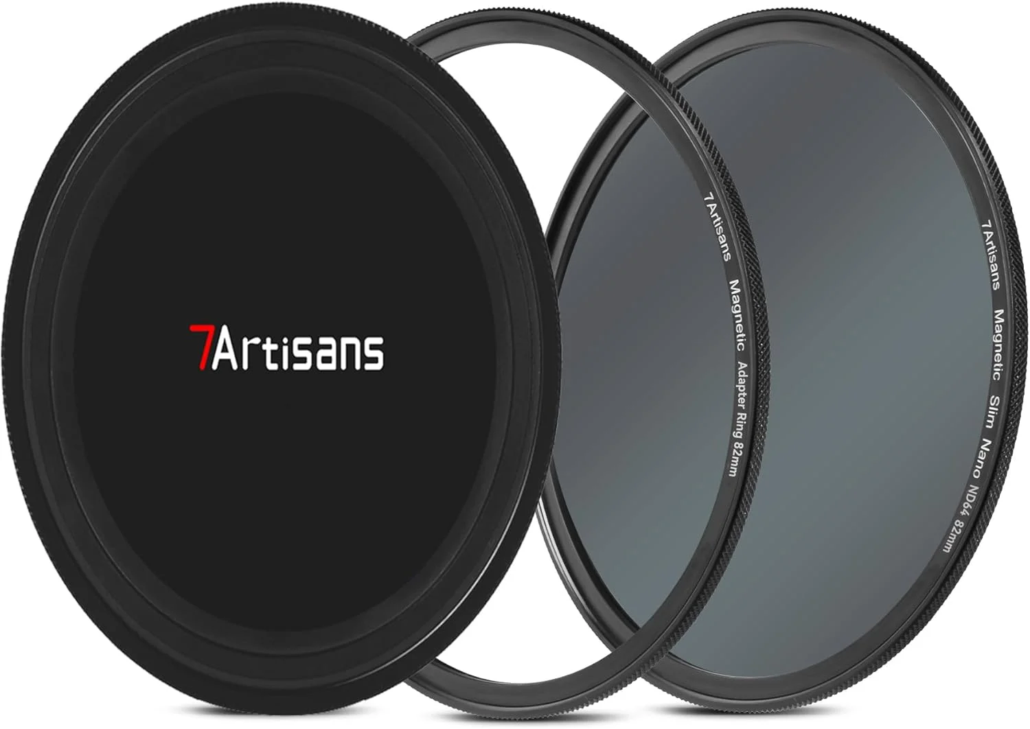 فیلتر مغناطیسی نانو 7artisans، فیلتر UV، فیلتر کاهنده نور ND / فیلتر پلاریزاسیون CPL / فیلتر گرادیان GND / فیلتر مه سیاه 1/4، فیلتر عکاسی پرتره مناسب برای لنز (67mm ND64)