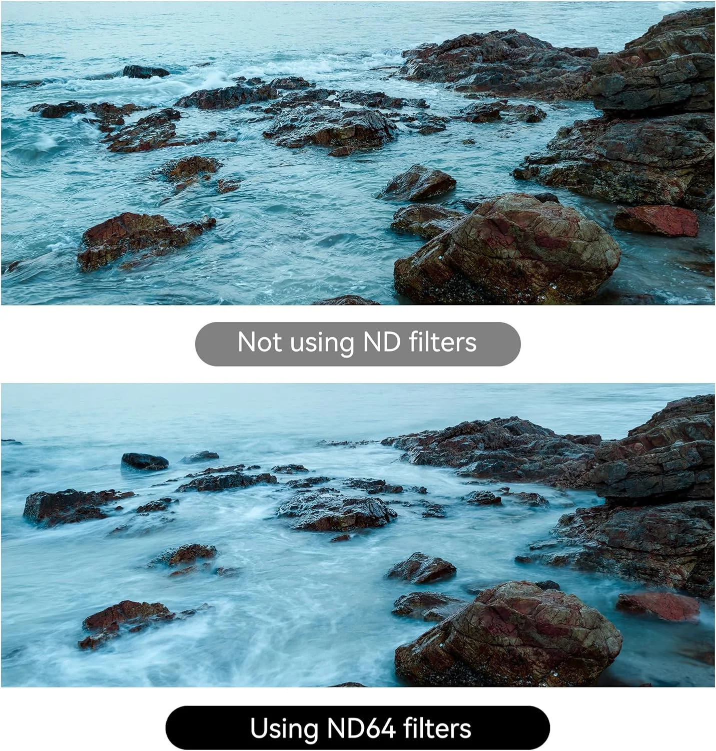 فیلتر مغناطیسی نانو 7artisans، فیلتر UV، فیلتر کاهنده نور ND / فیلتر پلاریزاسیون CPL / فیلتر گرادیان GND / فیلتر مه سیاه 1/4، فیلتر عکاسی پرتره مناسب برای لنز (67mm ND64)