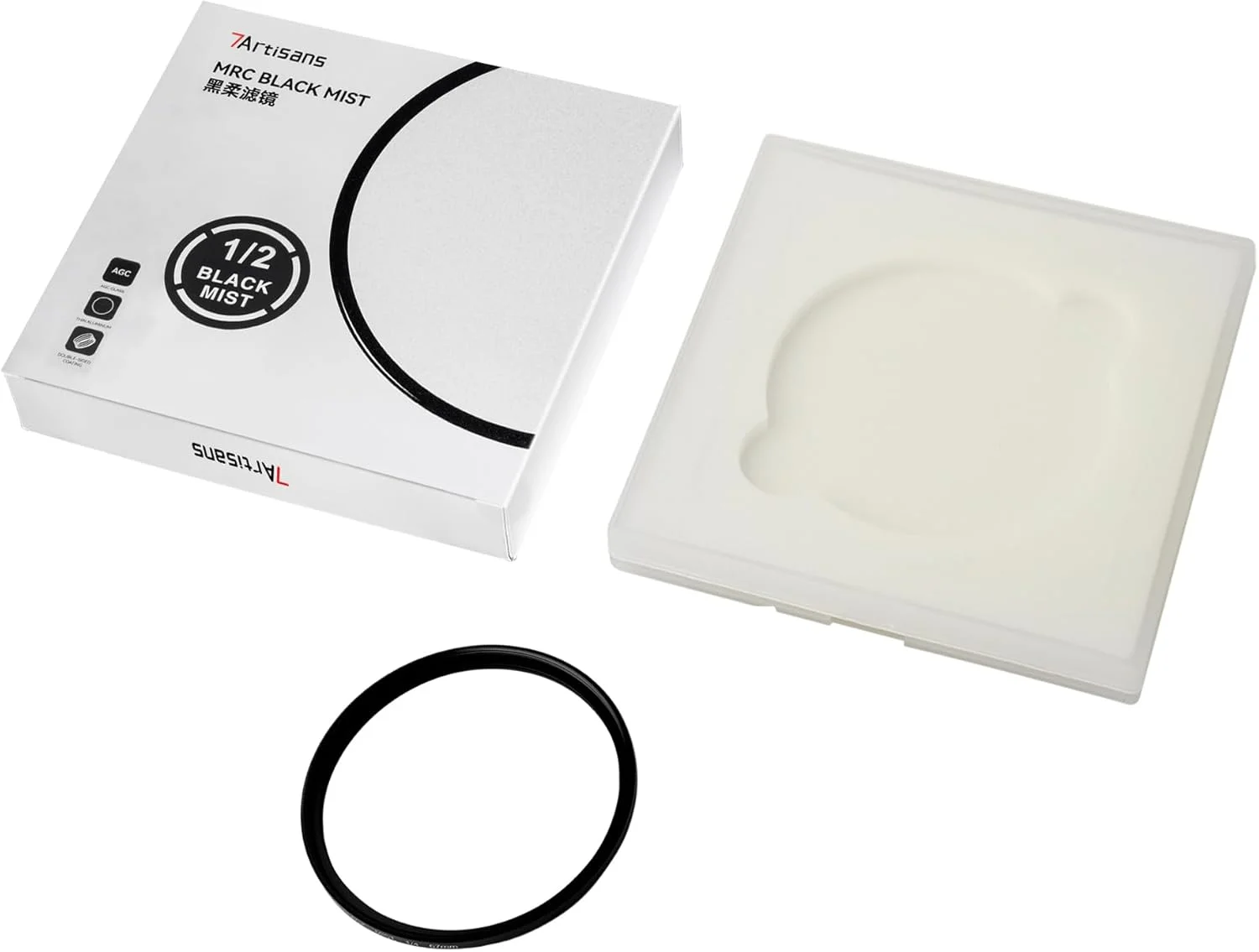 فیلتر مه سیاه 7artisans 1/2 آلیاژ آلومینیوم، پخش کننده نرم طبیعی، جلوه سینمایی رویایی، فیلتر شیشه ای اپتیکال با فوکوس نرم (82 میلی متر) فیلتر مه سیاه 7artisans 1/2 آلیاژ آلومینیوم، پخش کننده نرم طبیعی، جلوه سینمایی رویایی، فیلتر شیشه ای اپتیکال با فوکوس نرم (82 میلی متر)