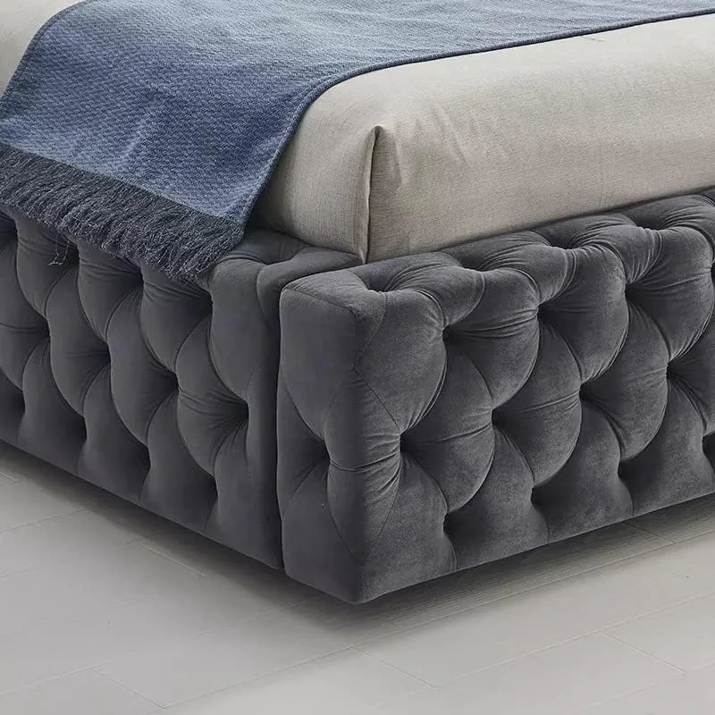 تخت خواب سوپر کینگ سایز لوکس A to Z Homes، تخت خواب با طراحی مدرن (200 x 200، بدون تشک) تخت خواب سوپر کینگ سایز لوکس A to Z Homes، تخت خواب با طراحی مدرن (200 x 200، بدون تشک)
