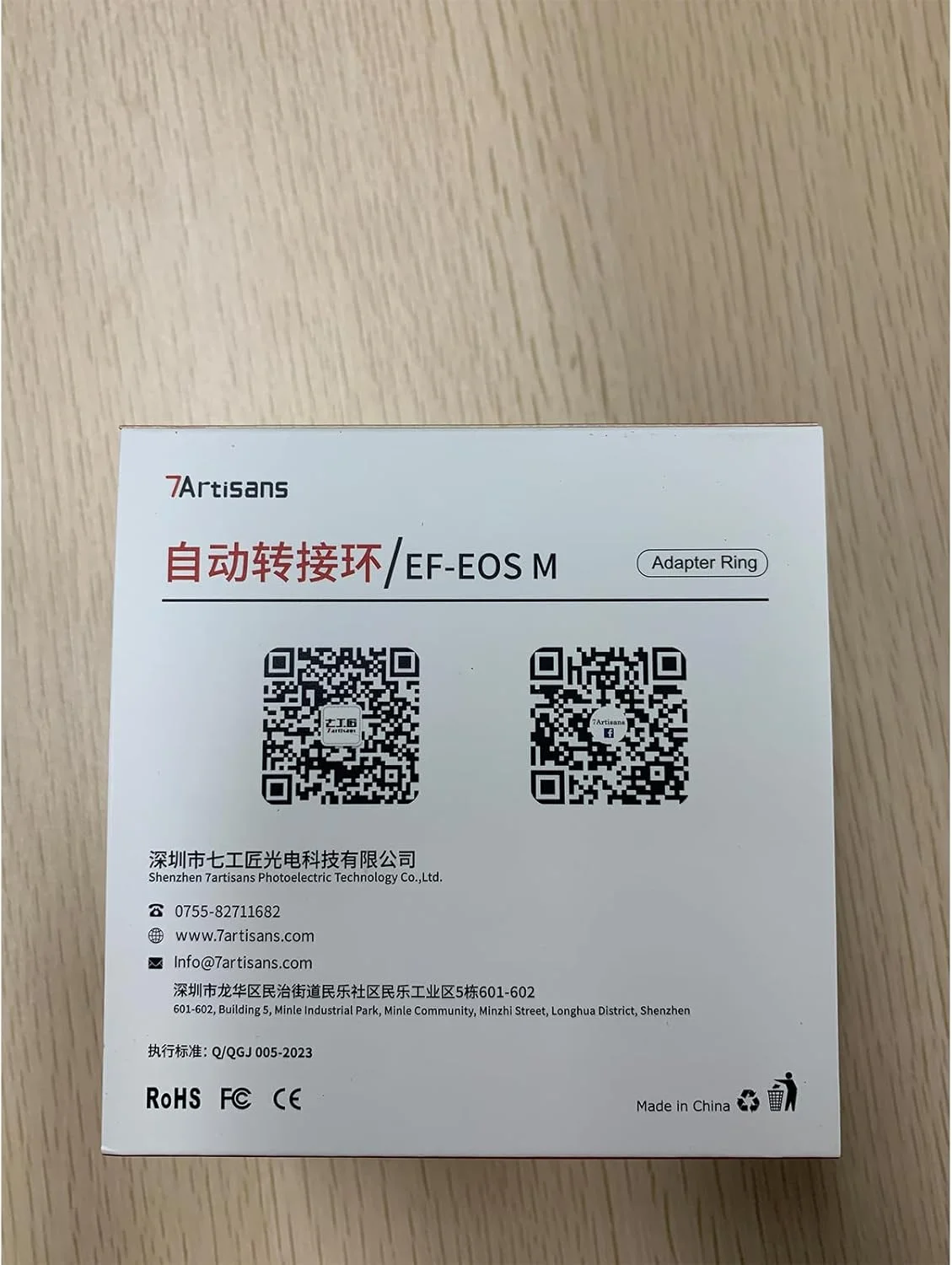 آداپتور لنز 7artisans EF-EOS M حلقه تبدیل لنز با فوکوس خودکار سازگار با لنزهای Canon EF/EF-M و دوربین Canon EOS M-Mount برای Canon M1، M6، M10، M50، M100 آداپتور لنز 7artisans EF-EOS M حلقه تبدیل لنز با فوکوس خودکار سازگار با لنزهای Canon EF/EF-M و دوربین Canon EOS M-Mount برای Canon M1، M6، M10، M50، M100