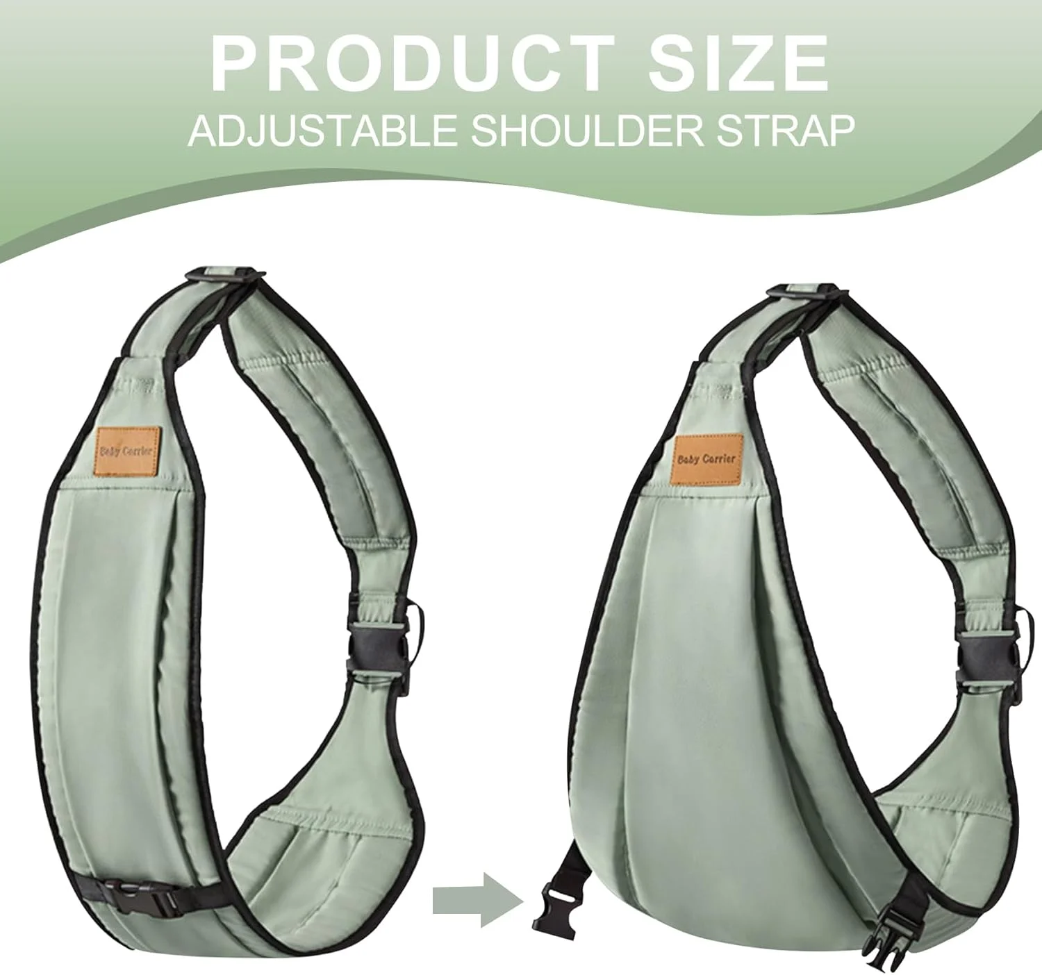 آغوشی نوزاد، حمل کننده کودک نوپا، آغوشی جانبی قابل تنظیم شانه، حمل کننده کمری کودک، آغوشی الاستیک کودک نوپا، آغوشی چند منظوره کودک برای نوزادان از 6 تا 36 ماه