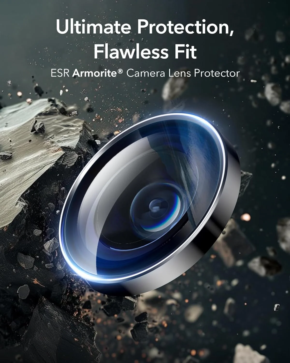 محافظ لنز دوربین ESR برای گلکسی 2025 Ultra، محافظ های شیشه ای حرارت دیده فوق العاده نازک و مقاوم در برابر خراش با لبه های آلومینیومی، 2 ست، مشکی محافظ لنز دوربین ESR برای گلکسی 2025 Ultra، محافظ های شیشه ای حرارت دیده فوق العاده نازک و مقاوم در برابر خراش با لبه های آلومینیومی، 2 ست، مشکی