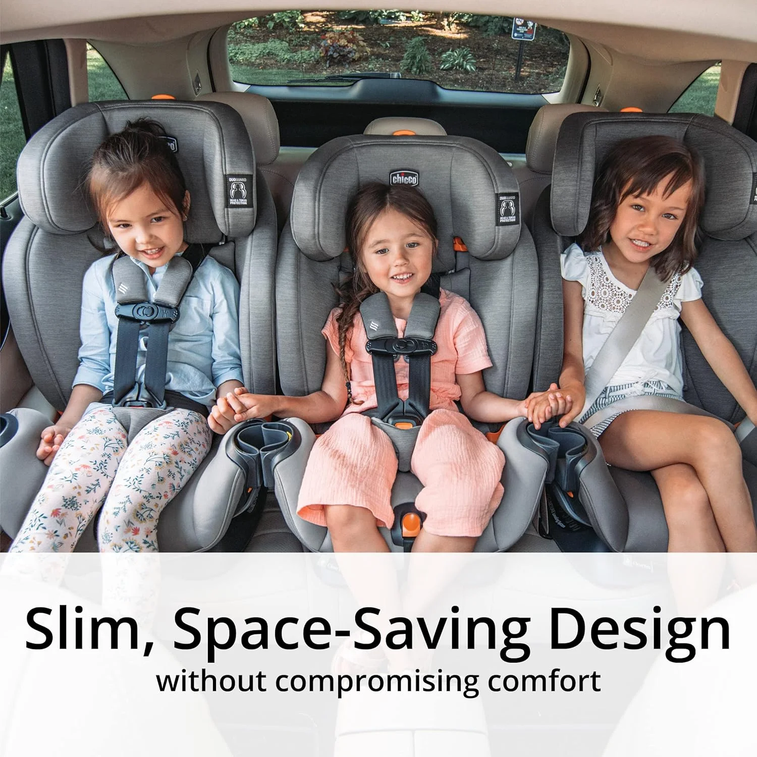 Chicco OneFit ClearTex All-in-One Car Seat, Obsidian