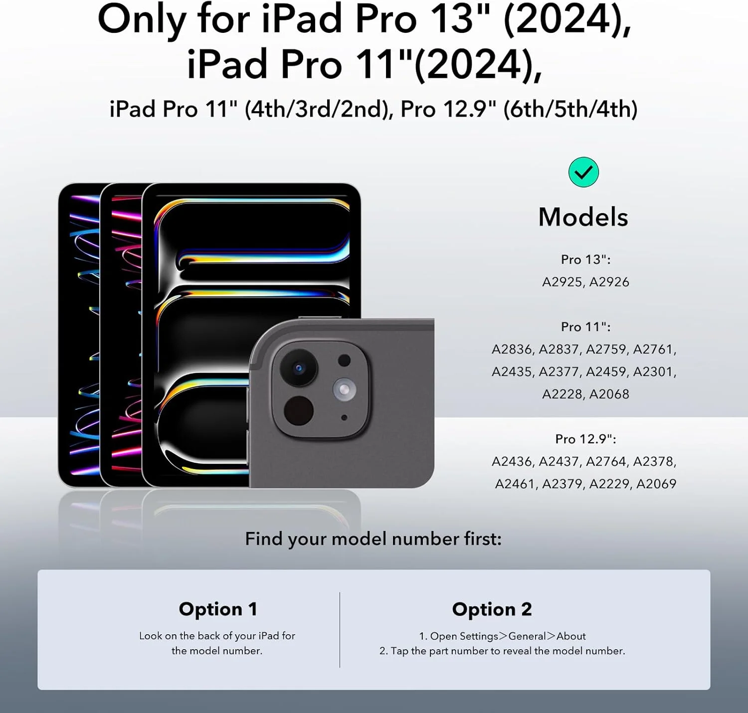 محافظ لنز دوربین آیپد پرو 12.9/11 اینچ ESR (بسته 2 عددی) (2022/2021/2020/2018)، محافظ شیشه حرارت دیده 9H، مقاوم در برابر خراش، وضوح HD، محافظ صفحه لنز دوربین با پوشش کامل سه بعدی - مشکی محافظ لنز دوربین آیپد پرو 12.9/11 اینچ ESR (بسته 2 عددی) (2022/2021/2020/2018)، محافظ شیشه حرارت دیده 9H، مقاوم در برابر خراش، وضوح HD، محافظ صفحه لنز دوربین با پوشش کامل سه بعدی - مشکی