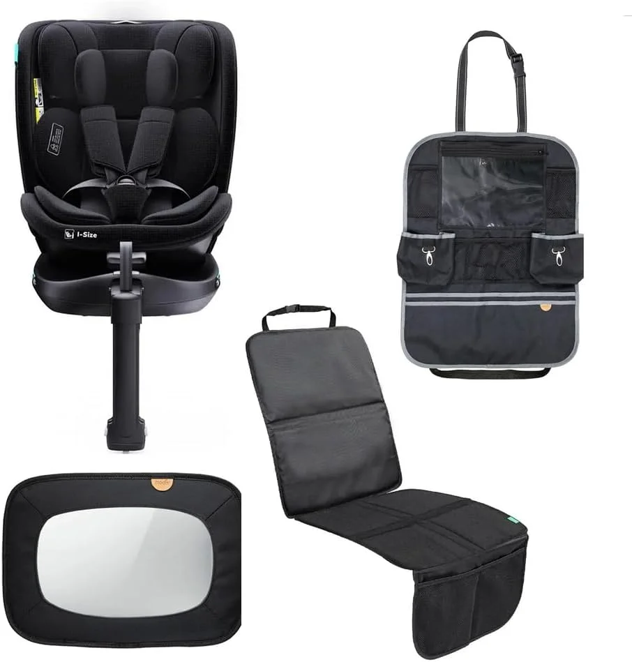 صندلی ماشین کودک مون مدل GYRO PRO Plus + آینه صندلی عقب کودک + سازمان دهنده صندلی عقب کودک + محافظ صندلی ماشین