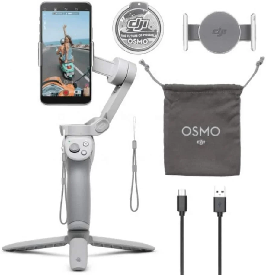 DJI OM 4 - گیمبال 3 محوره تلفن هوشمند، طراحی مغناطیسی، قابل حمل و تاشو، DynamicZoom، CloneMe، Timelapse، کنترل حرکتی، حالت چرخش، حالت Story، حرکت آهسته، پانوراما DJI OM 4 - گیمبال 3 محوره تلفن هوشمند، طراحی مغناطیسی، قابل حمل و تاشو، DynamicZoom، CloneMe، Timelapse، کنترل حرکتی، حالت چرخش، حالت Story، حرکت آهسته، پانوراما