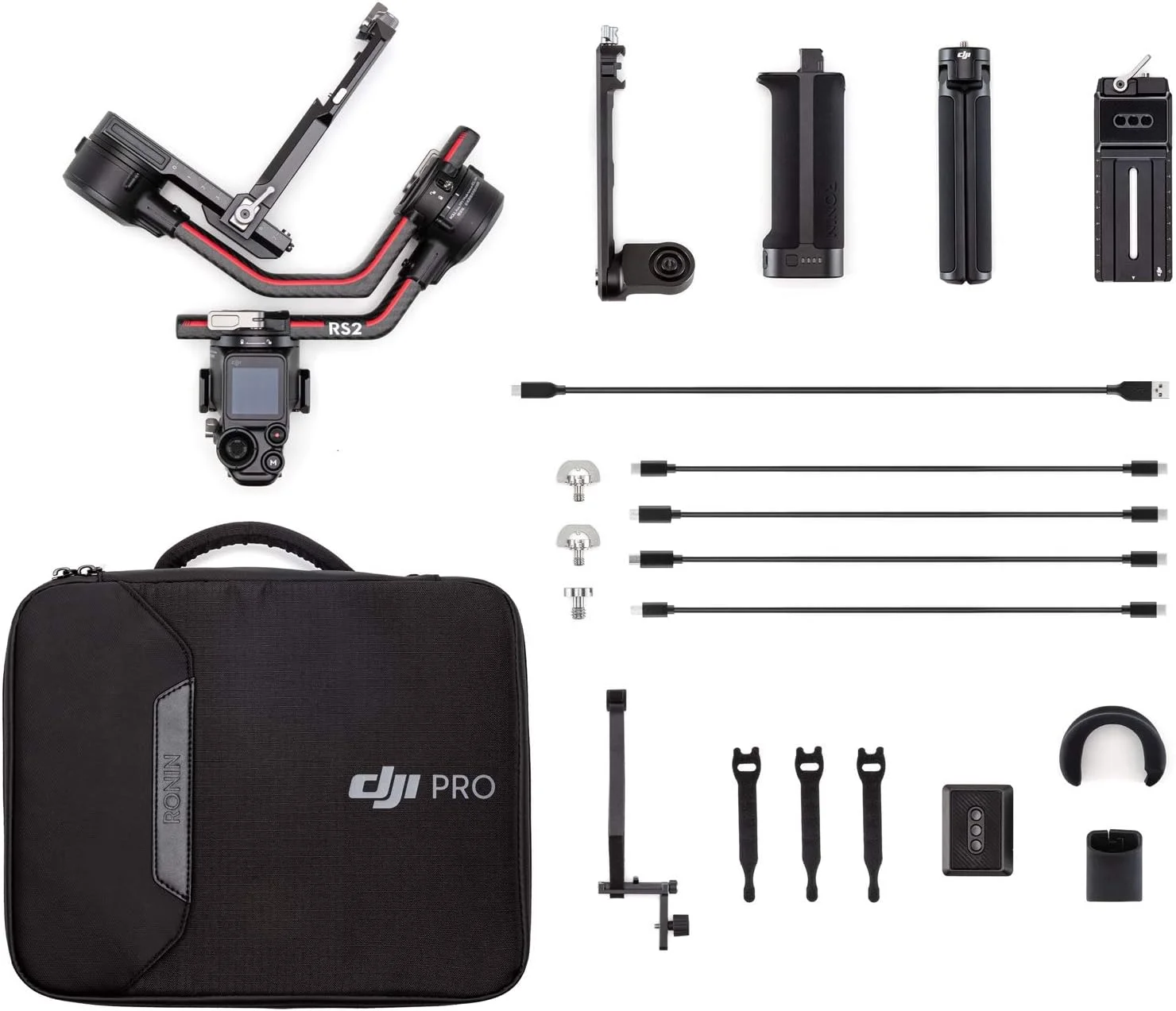 DJI RS 2 - لرزشگیر گیمبال 3 محوره برای دوربین های DSLR و بدون آینه، نیکون، سونی، پاناسونیک، کانن، فوجی، ظرفیت حمل تست شده 4.5 کیلوگرم، صفحه لمسی تمام رنگی 1.4 اینچی، ساختار فیبر کربنی، مشکی (بازسازی شده) DJI RS 2 - لرزشگیر گیمبال 3 محوره برای دوربین های DSLR و بدون آینه، نیکون، سونی، پاناسونیک، کانن، فوجی، ظرفیت حمل تست شده 4.5 کیلوگرم، صفحه لمسی تمام رنگی 1.4 اینچی، ساختار فیبر کربنی، مشکی (بازسازی شده)