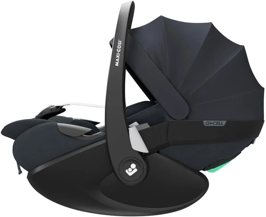 Maxi-Cosi Pebble 360 Pro Infant Car Seat, Innovative SlideTech Technology, Fully lie-flat Position, Easy-in Harness, G-CELL Side Impact Protection, 0-15 Months, Essential Graphite, 2 Year Warranty