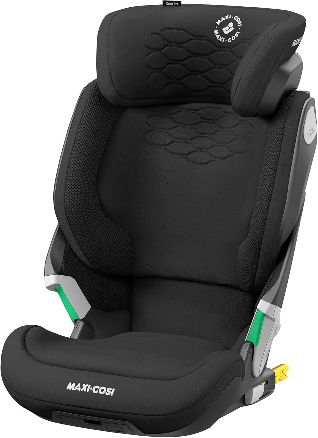 Maxi-Cosi Kore Pro I-Size Child Car Seat, Isofix Installation, Clickassist, 3.5-12 Years, 100-150 cm, Authentic Black