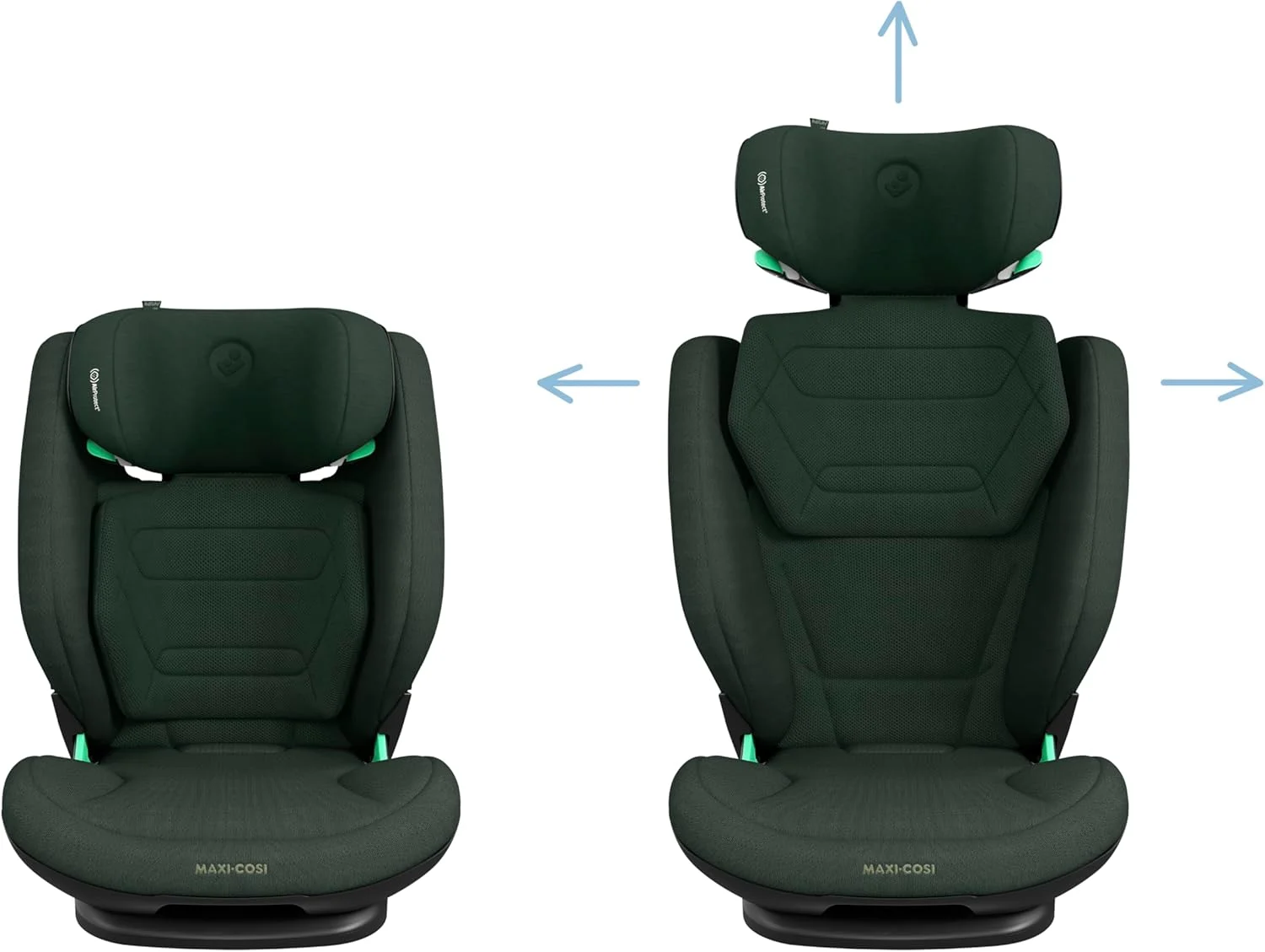 Maxi-Cosi RodiFix Pro2 i-Size Child Car Seat, Multiple Recline Positions, G-CELL Side Impact Protection, ClimaFlow for Temperature Control, 3.5-12 Years, Authentic Green, 2 Year Warranty Maxi-Cosi RodiFix Pro2 i-Size Child Car Seat, Multiple Recline Positions, G-CELL Side Impact Protection, ClimaFlow for Temperature Control, 3.5-12 Years, Authentic Green, 2 Year Warranty