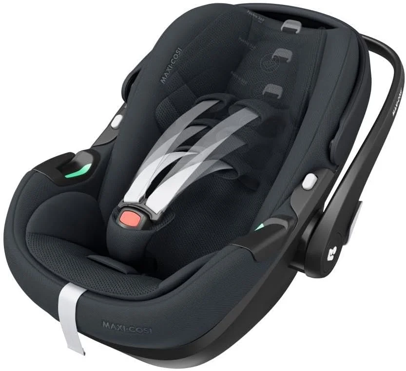 Maxi-Cosi Pebble 360 Pro Infant Car Seat, Innovative SlideTech Technology, Fully lie-flat Position, Easy-in Harness, G-CELL Side Impact Protection, 0-15 Months, Essential Graphite, 2 Year Warranty Maxi-Cosi Pebble 360 Pro Infant Car Seat, Innovative SlideTech Technology, Fully lie-flat Position, Easy-in Harness, G-CELL Side Impact Protection, 0-15 Months, Essential Graphite, 2 Year Warranty