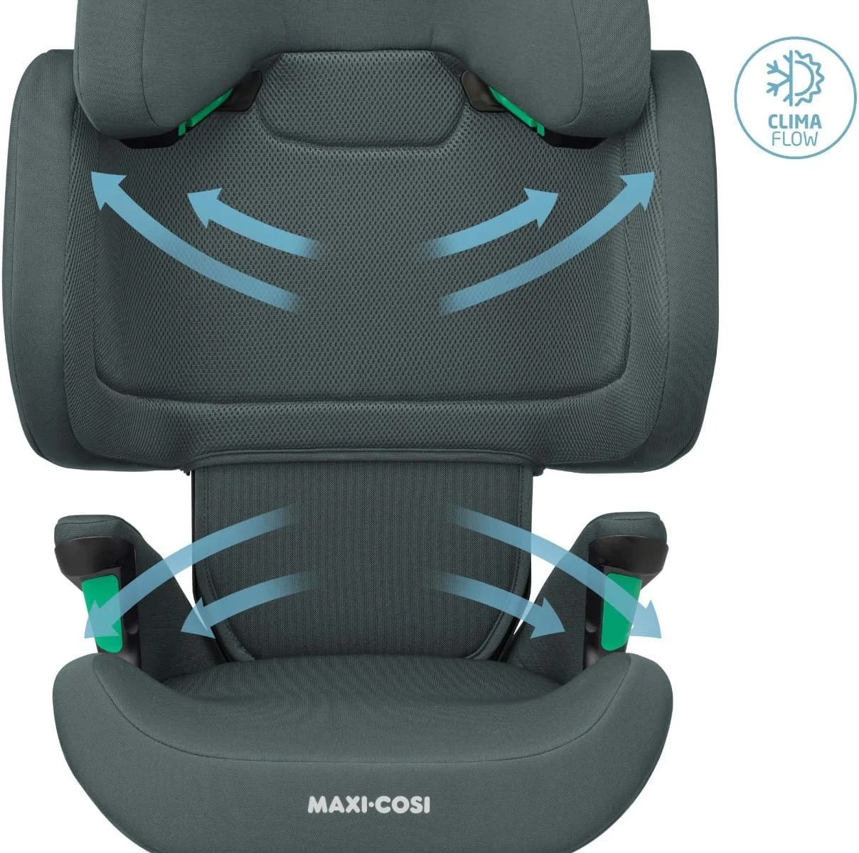 Maxi-Cosi  RodiFix R i-Size Infant Car Seat, G-CELL Side Impact Protection, High Back Booster, ClimaFlow Temperature Control, 3.5 Months to 12 Years, Authentic Graphite, 2 Year Warranty Maxi-Cosi  RodiFix R i-Size Infant Car Seat, G-CELL Side Impact Protection, High Back Booster, ClimaFlow Temperature Control, 3.5 Months to 12 Years, Authentic Graphite, 2 Year Warranty