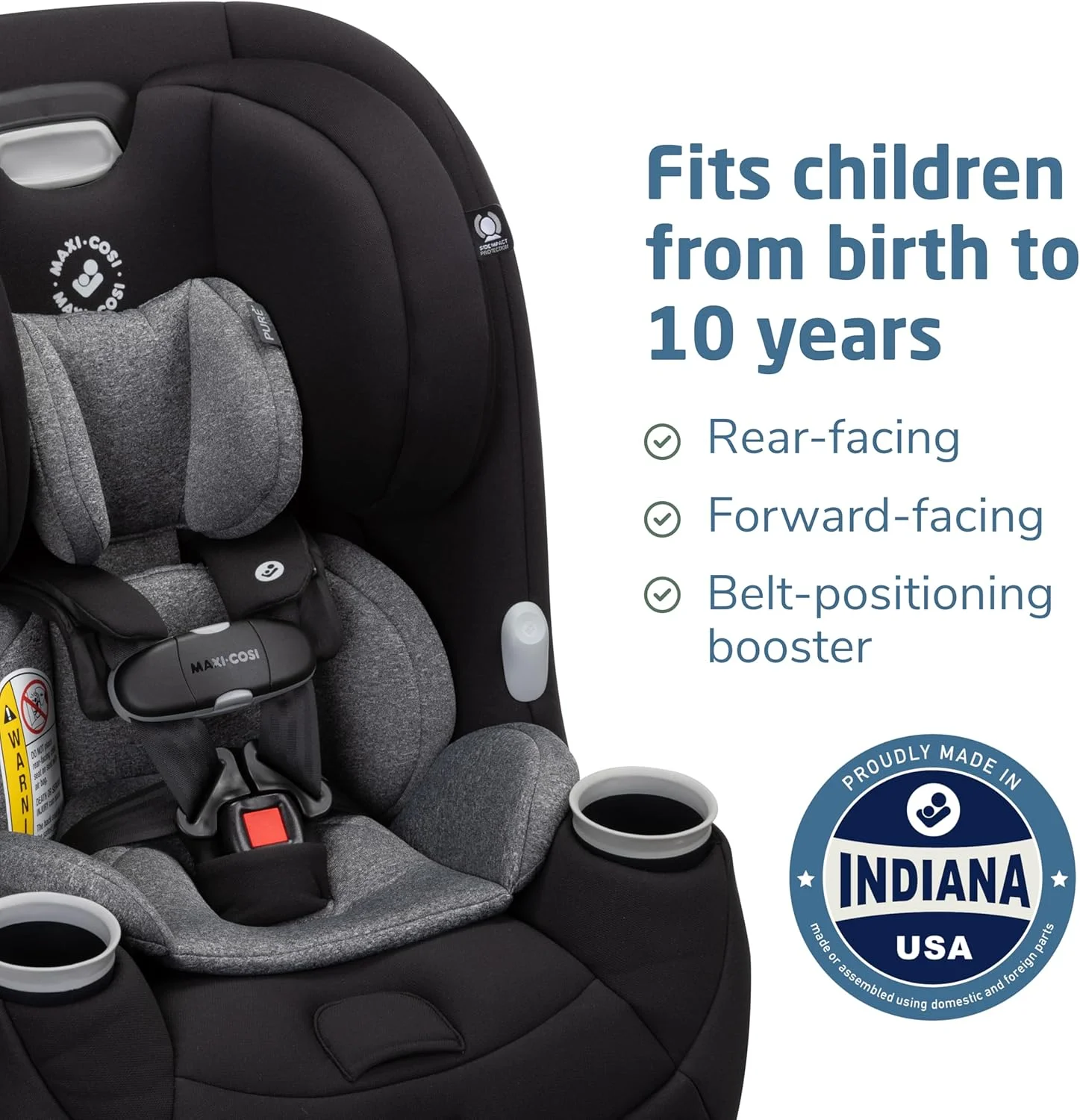 صندلی خودروی همه کاره تبدیل شونده Maxi-Cosi Pria Max، صندلی خودروی رو به عقب (1.8-18 کیلوگرم)، صندلی خودروی رو به جلو (10-30 کیلوگرم)، صندلی تقویت کننده پشتی بلند (18-45 کیلوگرم)، Pure COSI، مشکی ضروری صندلی خودروی همه کاره تبدیل شونده Maxi-Cosi Pria Max، صندلی خودروی رو به عقب (1.8-18 کیلوگرم)، صندلی خودروی رو به جلو (10-30 کیلوگرم)، صندلی تقویت کننده پشتی بلند (18-45 کیلوگرم)، Pure COSI، مشکی ضروری