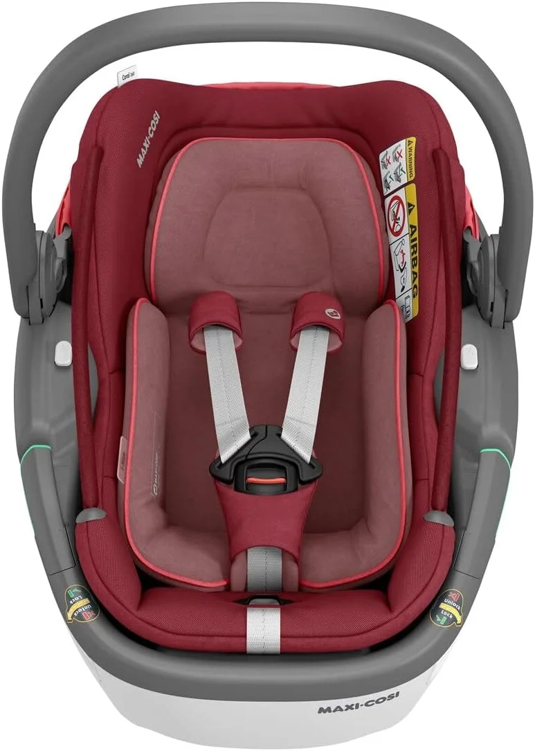 صندلی خودرو Maxi-Cosi Coral 360، حمل فوق العاده سبک، راه حل نوآورانه، چرخش بصری با یک دست Flexi Spin، سایبان آفتاب، ایمنی I-size، 0-12 ماه، قرمز ضروری صندلی خودرو Maxi-Cosi Coral 360، حمل فوق العاده سبک، راه حل نوآورانه، چرخش بصری با یک دست Flexi Spin، سایبان آفتاب، ایمنی I-size، 0-12 ماه، قرمز ضروری