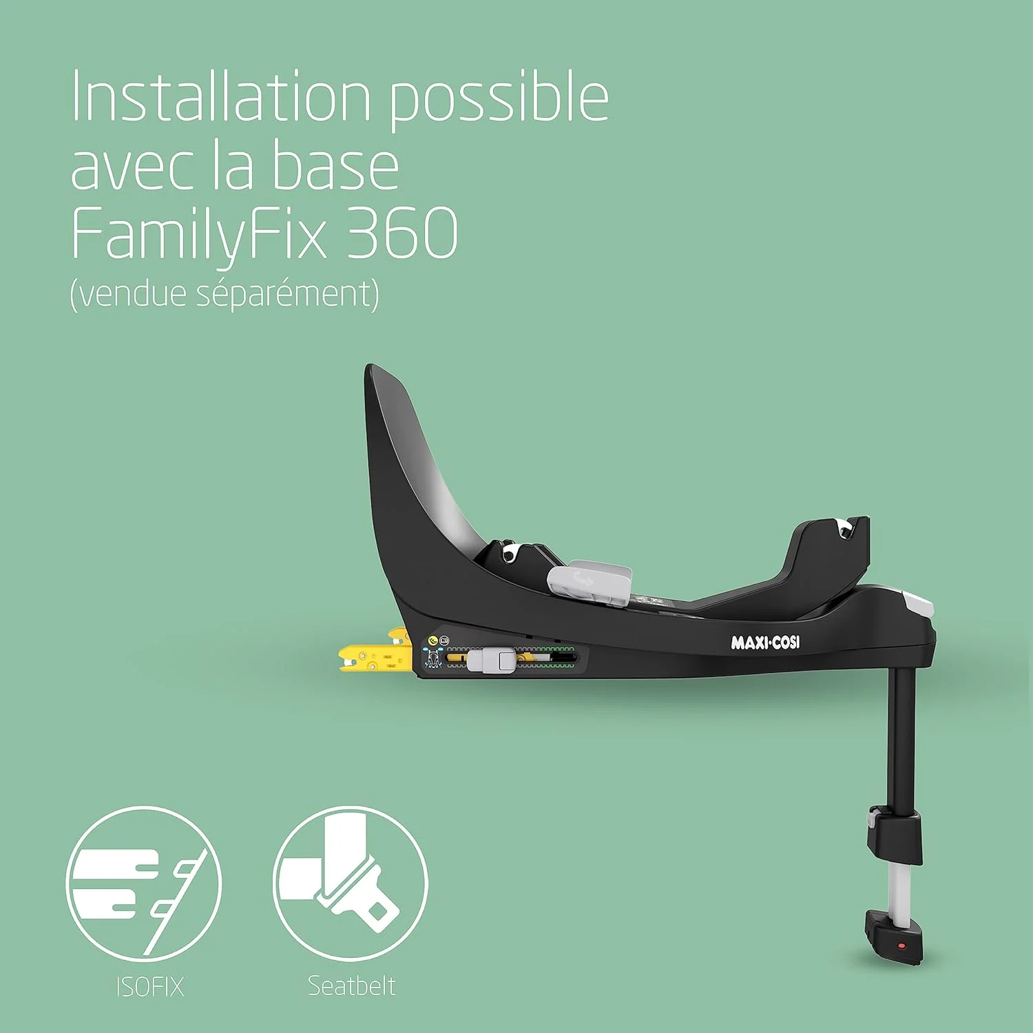 صندلی ماشین کودک مکسی کوزی پبل 360، محافظت جانبی G-Cell، چرخش FlexiSpin بصری با یک دست، تنظیم دمای راحت ClimaFlow، 0-15 ماه، مشکی ضروری صندلی ماشین کودک مکسی کوزی پبل 360، محافظت جانبی G-Cell، چرخش FlexiSpin بصری با یک دست، تنظیم دمای راحت ClimaFlow، 0-15 ماه، مشکی ضروری