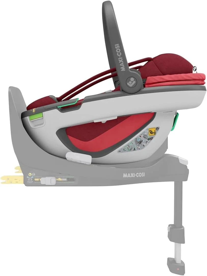 صندلی خودرو Maxi-Cosi Coral 360، حمل فوق العاده سبک، راه حل نوآورانه، چرخش بصری با یک دست Flexi Spin، سایبان آفتاب، ایمنی I-size، 0-12 ماه، قرمز ضروری صندلی خودرو Maxi-Cosi Coral 360، حمل فوق العاده سبک، راه حل نوآورانه، چرخش بصری با یک دست Flexi Spin، سایبان آفتاب، ایمنی I-size، 0-12 ماه، قرمز ضروری