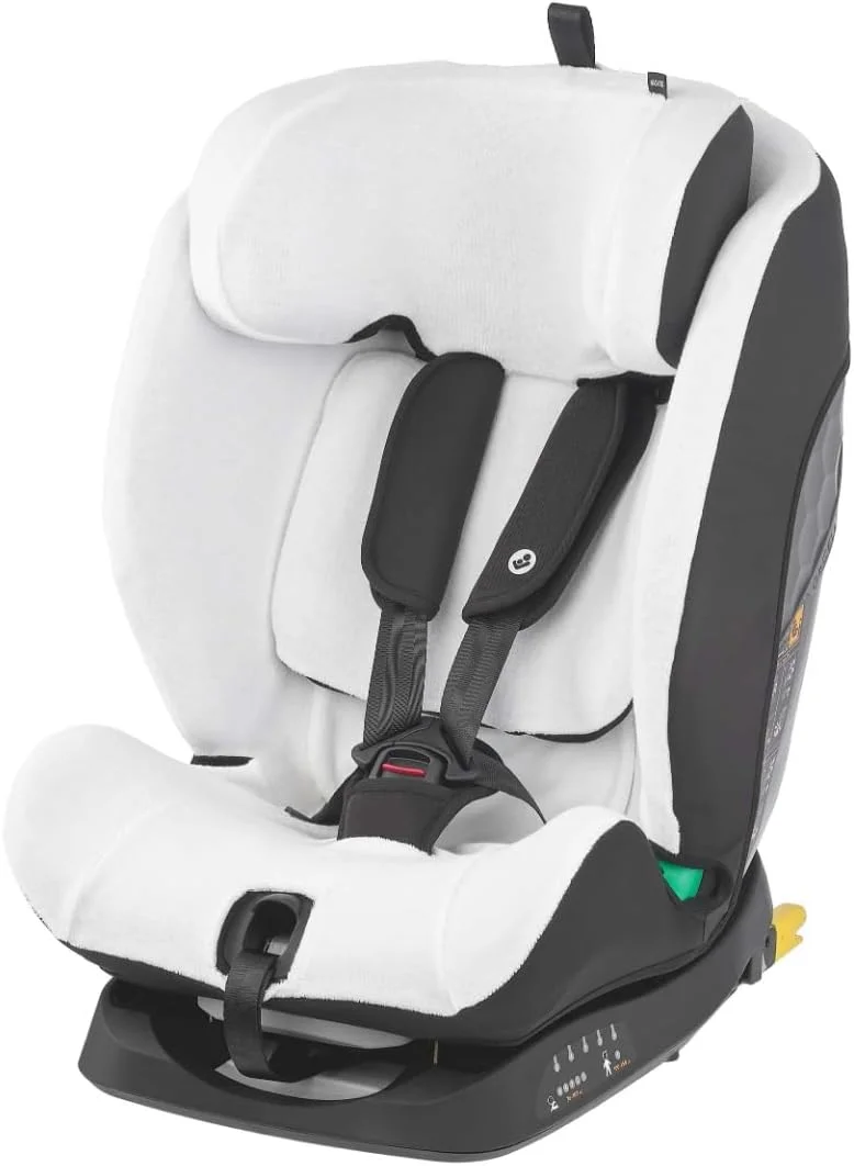 روکش نخی ارگانیک تابستانی Maxi-Cosi برای تایتان I-Size، روکش صندلی خودرو کودک، جنس تنفسی و جاذب رطوبت، قابل شستشو در ماشین لباسشویی، پنبه پایدار، سفید طبیعی روکش نخی ارگانیک تابستانی Maxi-Cosi برای تایتان I-Size، روکش صندلی خودرو کودک، جنس تنفسی و جاذب رطوبت، قابل شستشو در ماشین لباسشویی، پنبه پایدار، سفید طبیعی