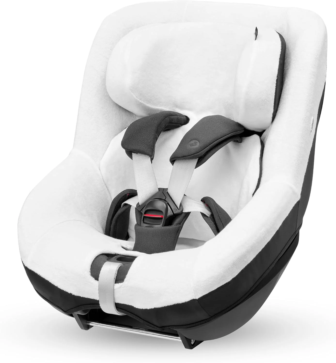 Maxi-Cosi Organic Cotton Summer Cover for Pearl 360 and Mica (Eco), Child Car Seat Cover, Breathable and Moisture-Absorbing Material, Machine Washable, Sustainable Cotton, Natural White