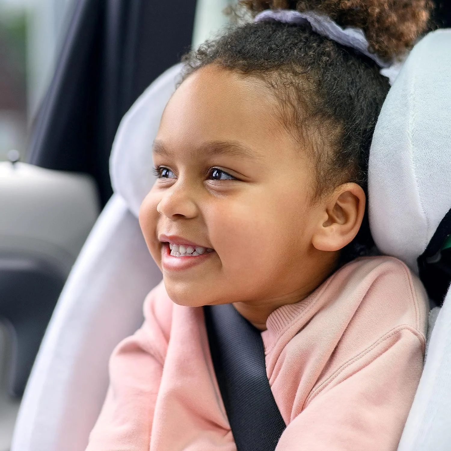 Maxi-Cosi Organic Cotton Summer Cover for RodiFix S i-Size, Child Car Seat Cover, Breathable and Moisture-Absorbing Material, Machine Washable, Sustainable Cotton, Natural White