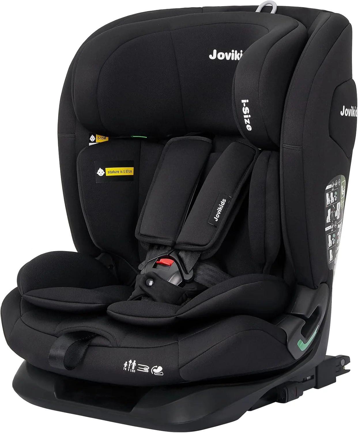 صندلی ماشین کودک ایزوفیکس Jovikids مناسب برای 76-150 سانتی متر