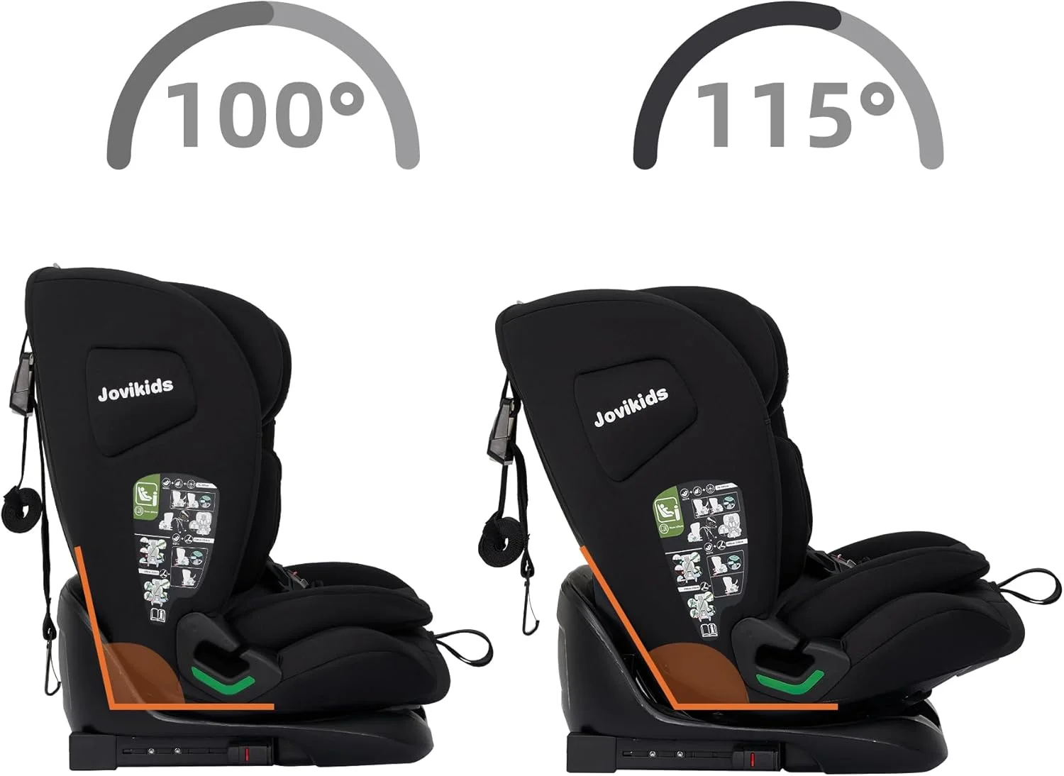 صندلی ماشین کودک ایزوفیکس Jovikids مناسب برای 76-150 سانتی متر صندلی ماشین کودک ایزوفیکس Jovikids مناسب برای 76-150 سانتی متر