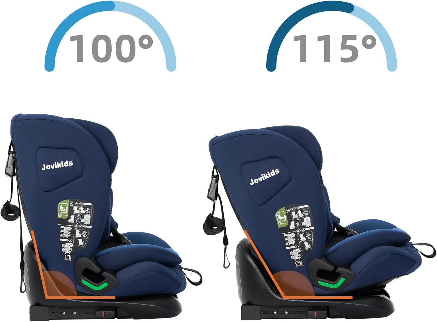 صندلی ماشین کودک ایزوفیکس Jovikids مناسب برای 76-150 سانتی متر صندلی ماشین کودک ایزوفیکس Jovikids مناسب برای 76-150 سانتی متر