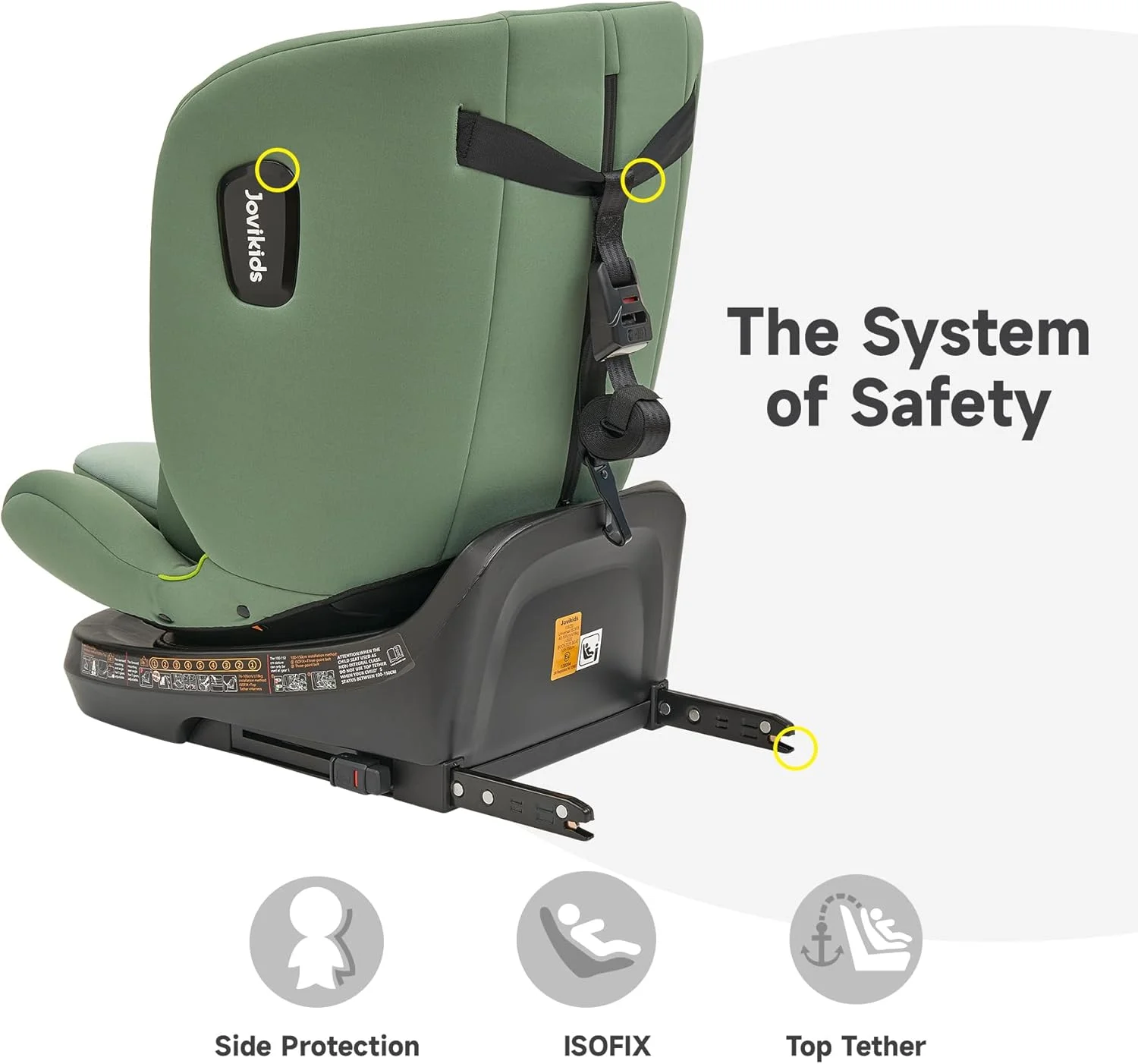 صندلی ماشین کودک جووی کیدز مدل Ranger TT ISOFIX I-size 360° مناسب نوزاد 0 تا 12 سال، صندلی ماشین نوزاد، صندلی ماشین چرخشی، صندلی ماشین برای گروه 0، 1، 2، 3، ECE R129/E4، رو به عقب و رو به جلو با تسمه بالایی - سبز صندلی ماشین کودک جووی کیدز مدل Ranger TT ISOFIX I-size 360° مناسب نوزاد 0 تا 12 سال، صندلی ماشین نوزاد، صندلی ماشین چرخشی، صندلی ماشین برای گروه 0، 1، 2، 3، ECE R129/E4، رو به عقب و رو به جلو با تسمه بالایی - سبز