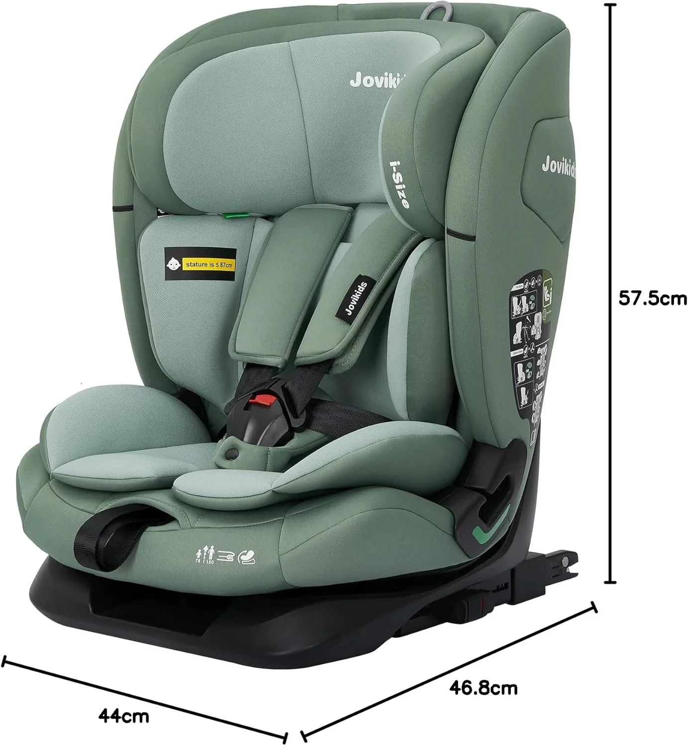صندلی ماشین کودک جووی کیدز ISOFIX مناسب برای 76-150 سانتی متر صندلی ماشین کودک جووی کیدز ISOFIX مناسب برای 76-150 سانتی متر