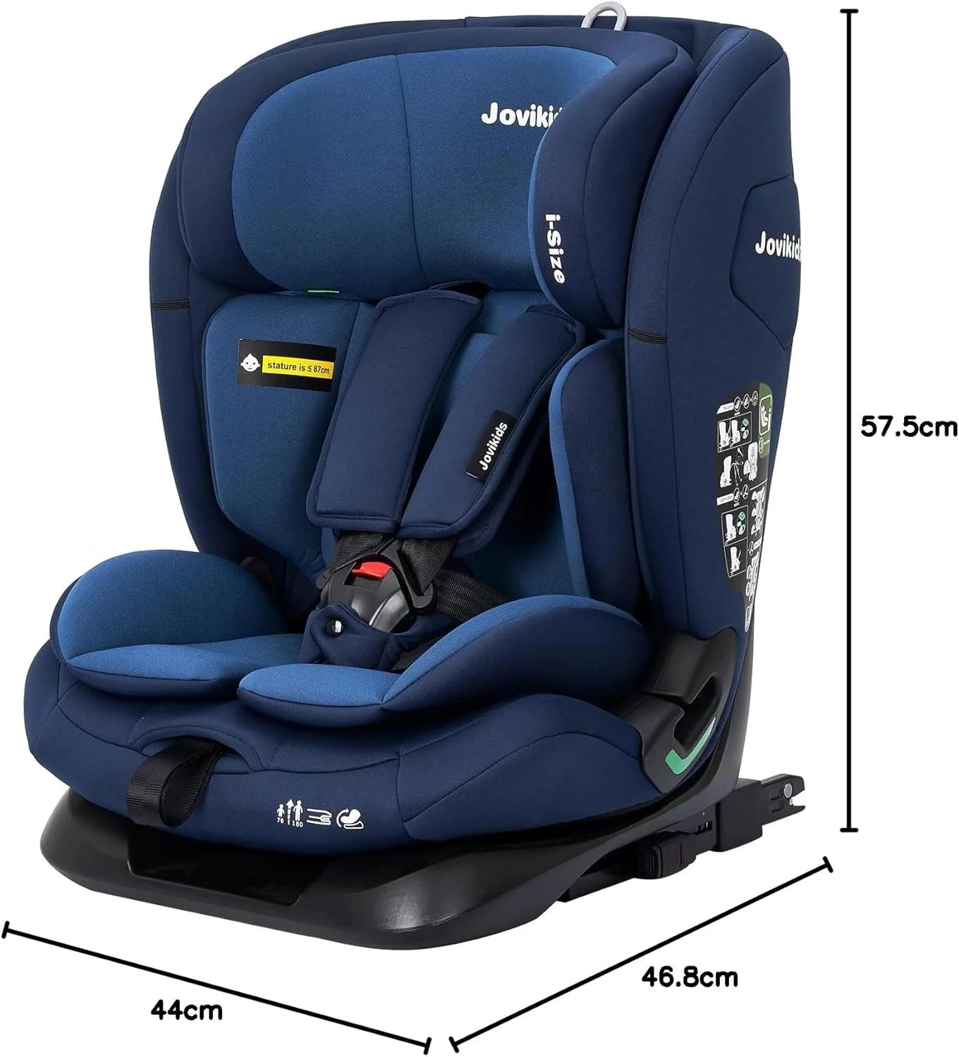 صندلی ماشین کودک ایزوفیکس Jovikids مناسب برای 76-150 سانتی متر صندلی ماشین کودک ایزوفیکس Jovikids مناسب برای 76-150 سانتی متر