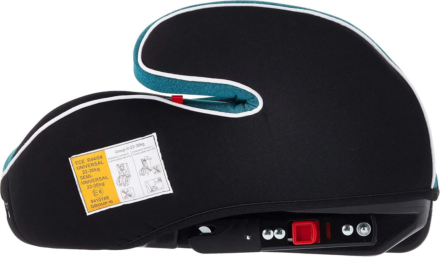 صندلی بوستر کودک Nurtur Enzo - صندلی با تکیه گاه دست، صندلی بوستر پشتی باریک بادی برای مسافرت، مناسب برای 4 تا 12 سال (گروه 2/3) - آبی صندلی بوستر کودک Nurtur Enzo - صندلی با تکیه گاه دست، صندلی بوستر پشتی باریک بادی برای مسافرت، مناسب برای 4 تا 12 سال (گروه 2/3) - آبی