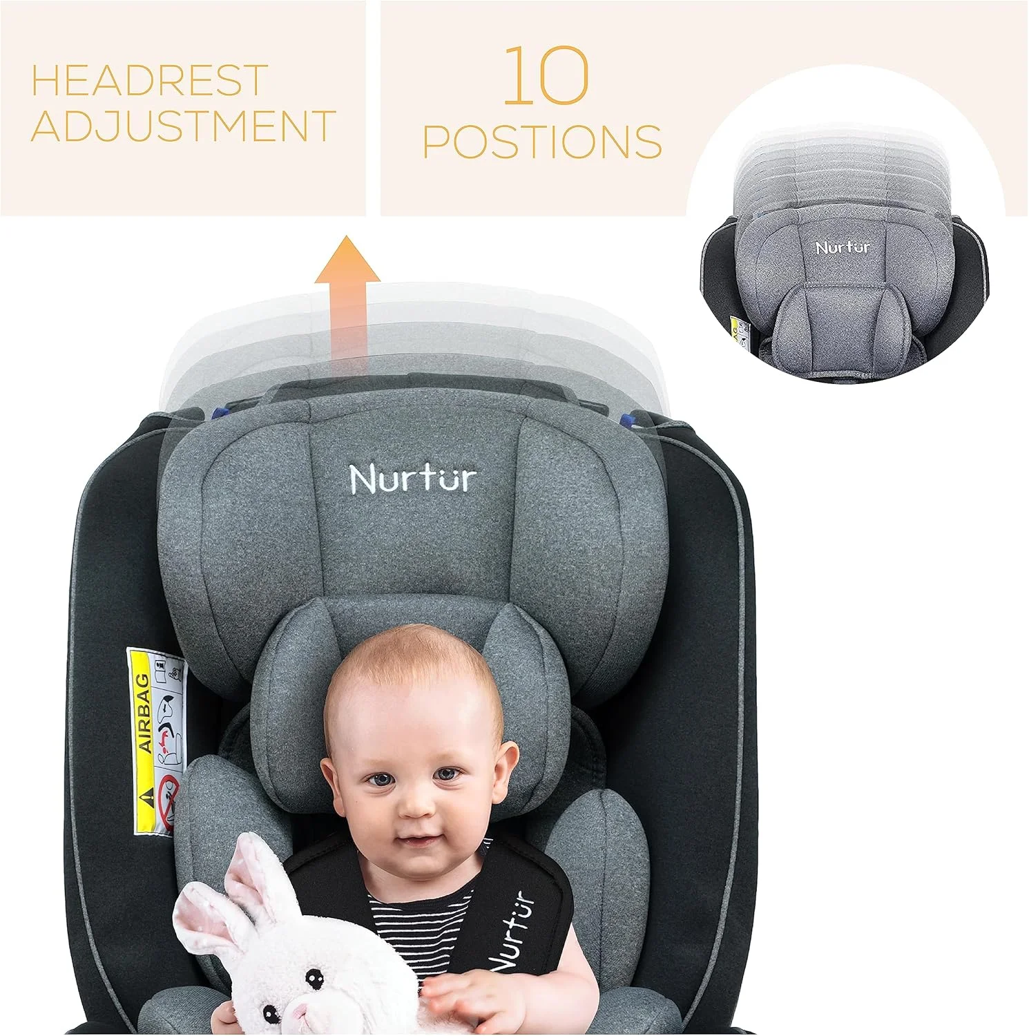 صندلی ماشین کودک/نوزاد 4 در 1 نورتور اتو - 4 حالت خوابیده - کمربند ایمنی 5 نقطه ای - تکیه گاه سر قابل تنظیم 10 حالته، 0 ماه تا 12 سال (گروه 0+/1/2/3)، تا 36 کیلوگرم مشکی/خاکستری صندلی ماشین کودک/نوزاد 4 در 1 نورتور اتو - 4 حالت خوابیده - کمربند ایمنی 5 نقطه ای - تکیه گاه سر قابل تنظیم 10 حالته، 0 ماه تا 12 سال (گروه 0+/1/2/3)، تا 36 کیلوگرم مشکی/خاکستری