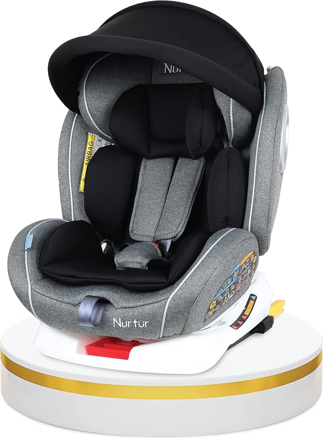 صندلی ماشین کودک/نوزاد 4 در 1 نورچر اولترا - چرخش 360 درجه - ISOFIX - تکیه گاه سر و سایبان قابل تنظیم 9 حالته - 0 ماه تا 12 سال (گروه 0+/1/2/3)، تا 36 کیلوگرم - بژ صندلی ماشین کودک/نوزاد 4 در 1 نورچر اولترا - چرخش 360 درجه - ISOFIX - تکیه گاه سر و سایبان قابل تنظیم 9 حالته - 0 ماه تا 12 سال (گروه 0+/1/2/3)، تا 36 کیلوگرم - بژ