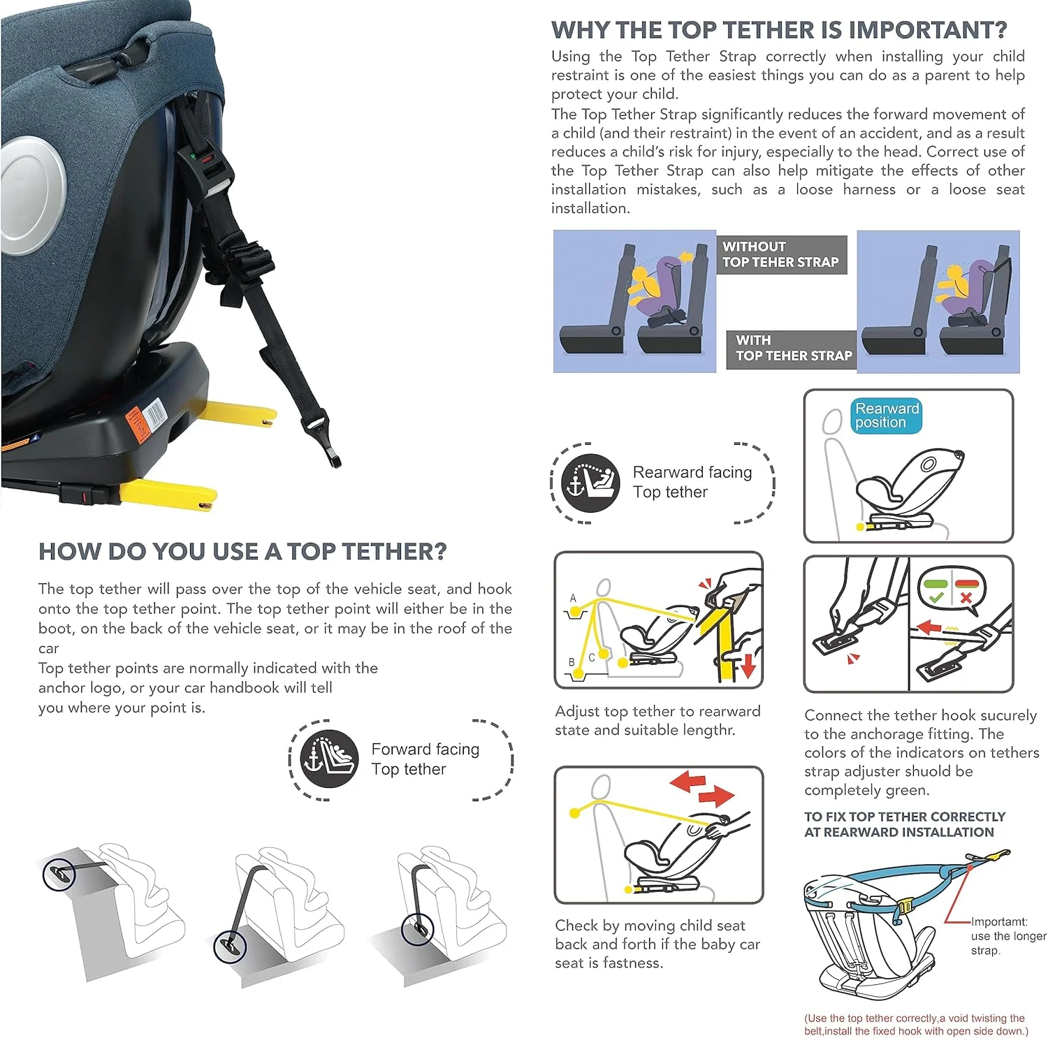 صندلی ماشین کودک/نوزاد 4 در 1 نورتور اولترا - چرخش 360 درجه - ISOFIX - تکیه گاه سر و سایبان قابل تنظیم 9 حالته - 0 ماه تا 12 سال (گروه 0+/1/2/3)، تا 36 کیلوگرم - آبی براق صندلی ماشین کودک/نوزاد 4 در 1 نورتور اولترا - چرخش 360 درجه - ISOFIX - تکیه گاه سر و سایبان قابل تنظیم 9 حالته - 0 ماه تا 12 سال (گروه 0+/1/2/3)، تا 36 کیلوگرم - آبی براق