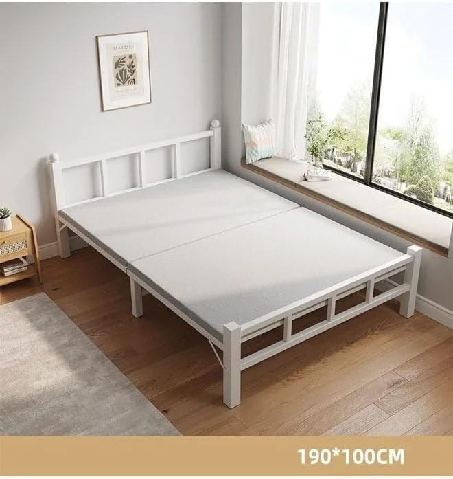 تخت تاشو قابل حمل خانگی ساده NKX همراه 100 سانتی متری تخت تاشو قابل حمل خانگی ساده NKX همراه 100 سانتی متری
