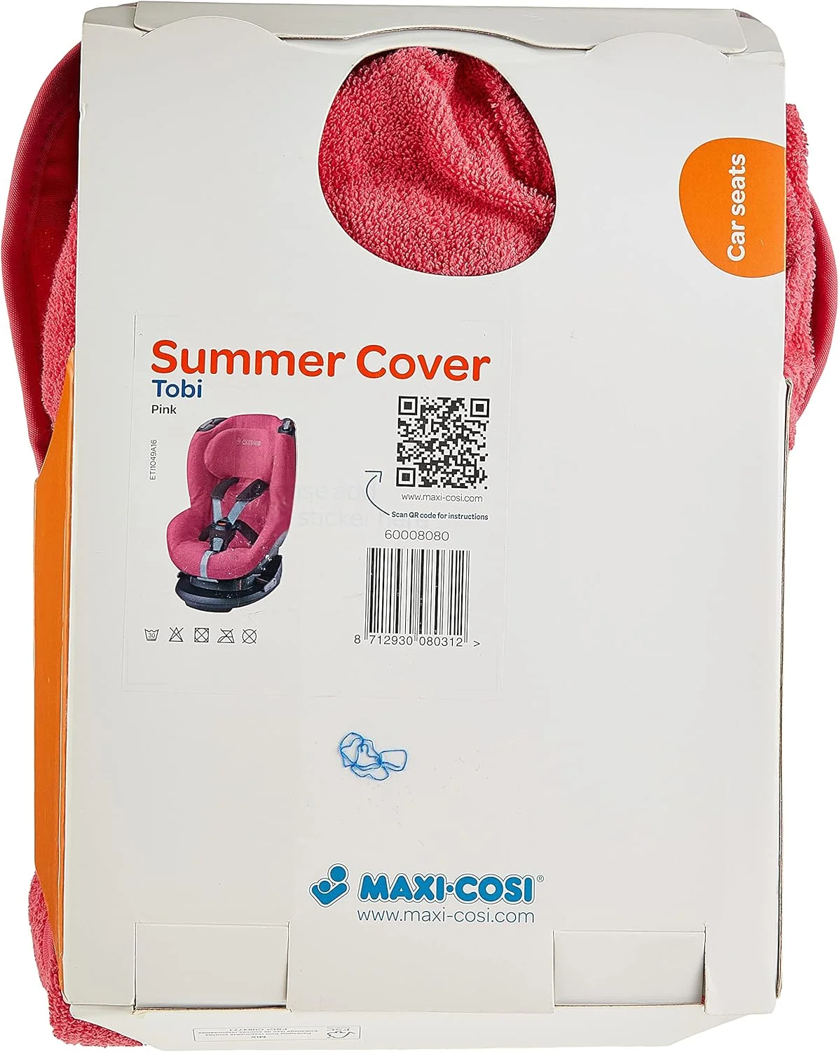 روکش تابستانی صندلی خودرو ماکسی-کوزی توبی، صورتی، 60008080
