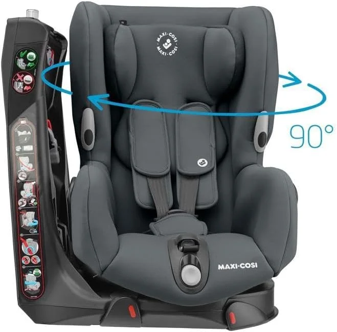 صندلی خودرو کودک چرخان Maxi-Cosi Axiss، تنظیم کننده کمربند، صندلی چرخان، موقعیت های تکیه گاه چندگانه، تنظیم کمربند و تکیه گاه سر، 9 ماه تا 4 سال، گرافیت معتبر صندلی خودرو کودک چرخان Maxi-Cosi Axiss، تنظیم کننده کمربند، صندلی چرخان، موقعیت های تکیه گاه چندگانه، تنظیم کمربند و تکیه گاه سر، 9 ماه تا 4 سال، گرافیت معتبر
