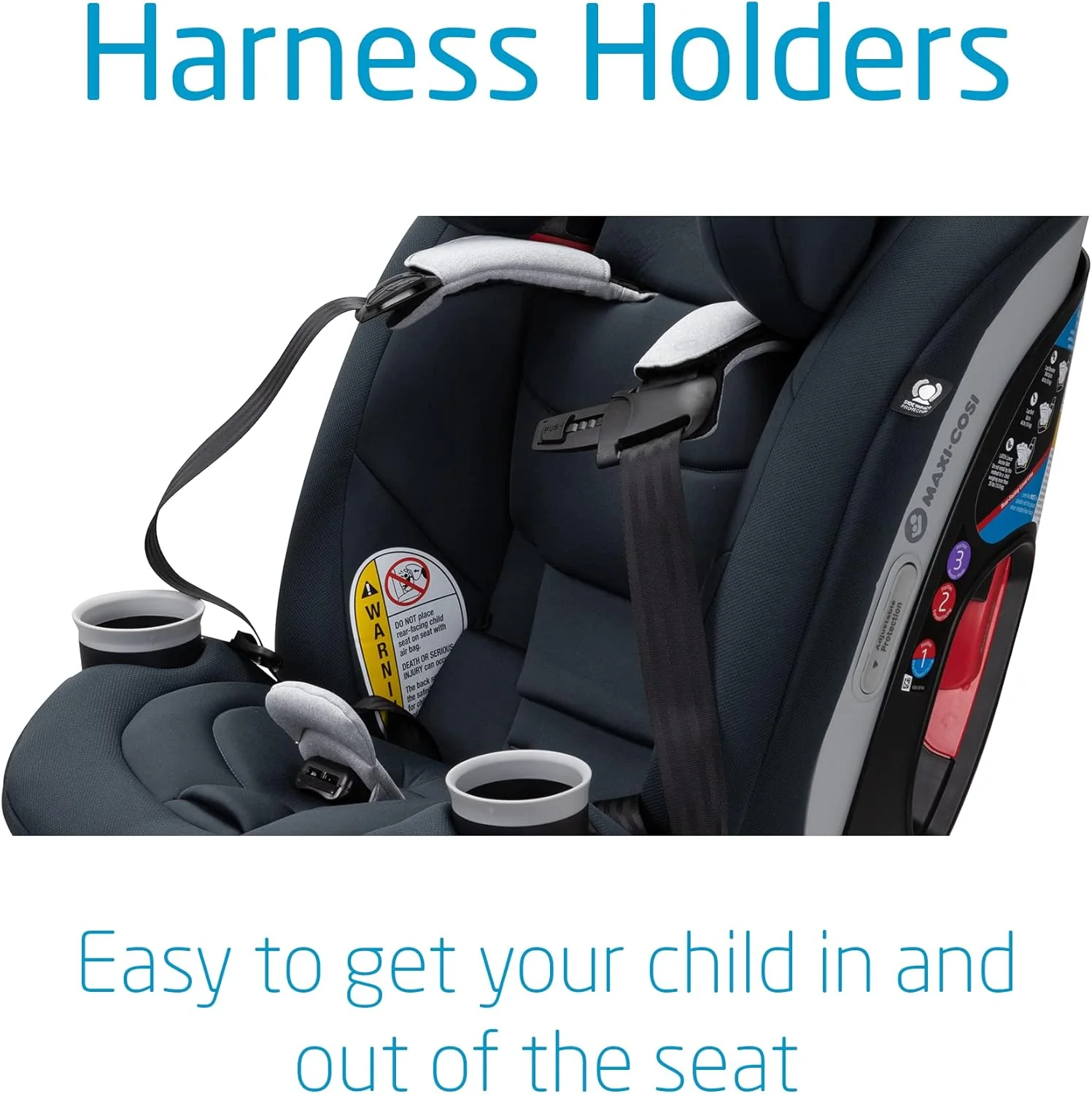 صندلی خودروی همه کاره Maxi-Cosi Magellan LiftFit، سیستم صندلی 5 در 1 برای کودکان از بدو تولد تا 10 سال (2.2 تا 45 کیلوگرم)، گرافیت ضروری