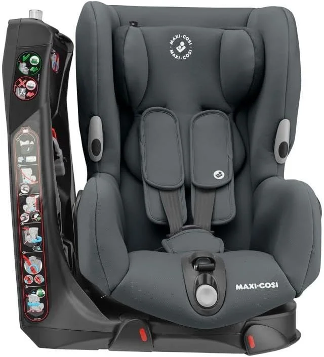 صندلی خودرو کودک چرخان Maxi-Cosi Axiss، تنظیم کننده کمربند، صندلی چرخان، موقعیت های تکیه گاه چندگانه، تنظیم کمربند و تکیه گاه سر، 9 ماه تا 4 سال، گرافیت معتبر صندلی خودرو کودک چرخان Maxi-Cosi Axiss، تنظیم کننده کمربند، صندلی چرخان، موقعیت های تکیه گاه چندگانه، تنظیم کمربند و تکیه گاه سر، 9 ماه تا 4 سال، گرافیت معتبر